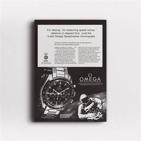 omega speedmaster poster|Omega Speedmaster Vintage Poster .